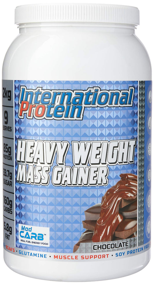 International Protein Chocolate Flavour Heavyweight Mass Gainer 4 kg