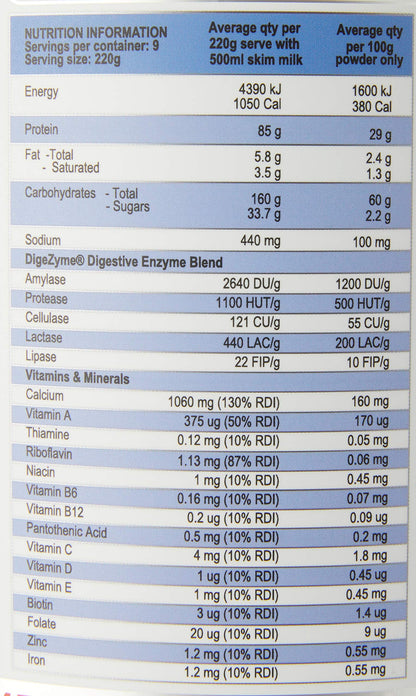 International Protein Chocolate Flavour Heavyweight Mass Gainer 4 kg