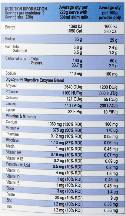 International Protein Chocolate Flavour Heavyweight Mass Gainer 4 kg
