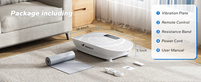 MERACH Vibration Plate Exercise Machine Whole Body Workout Power Vibrate Fitness Platform Vibration Plate Weight Loss & Shaping