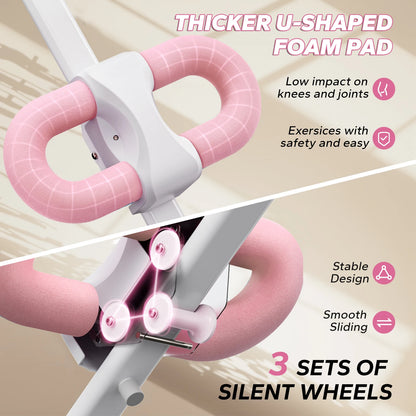 MERACH Pink Abdominal Trainer Adjustable & Foldable