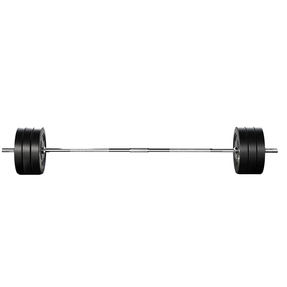 Everfit 68kg Barbell Weight Set Lifting 168cm