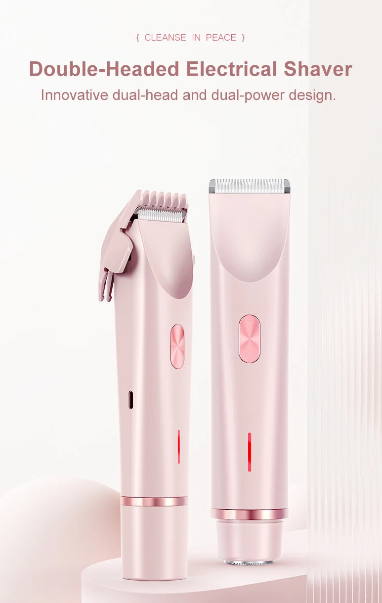 Dual Head Bikini Hair Trimmer For Women
