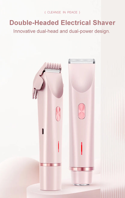 Dual Head Bikini Hair Trimmer For Women