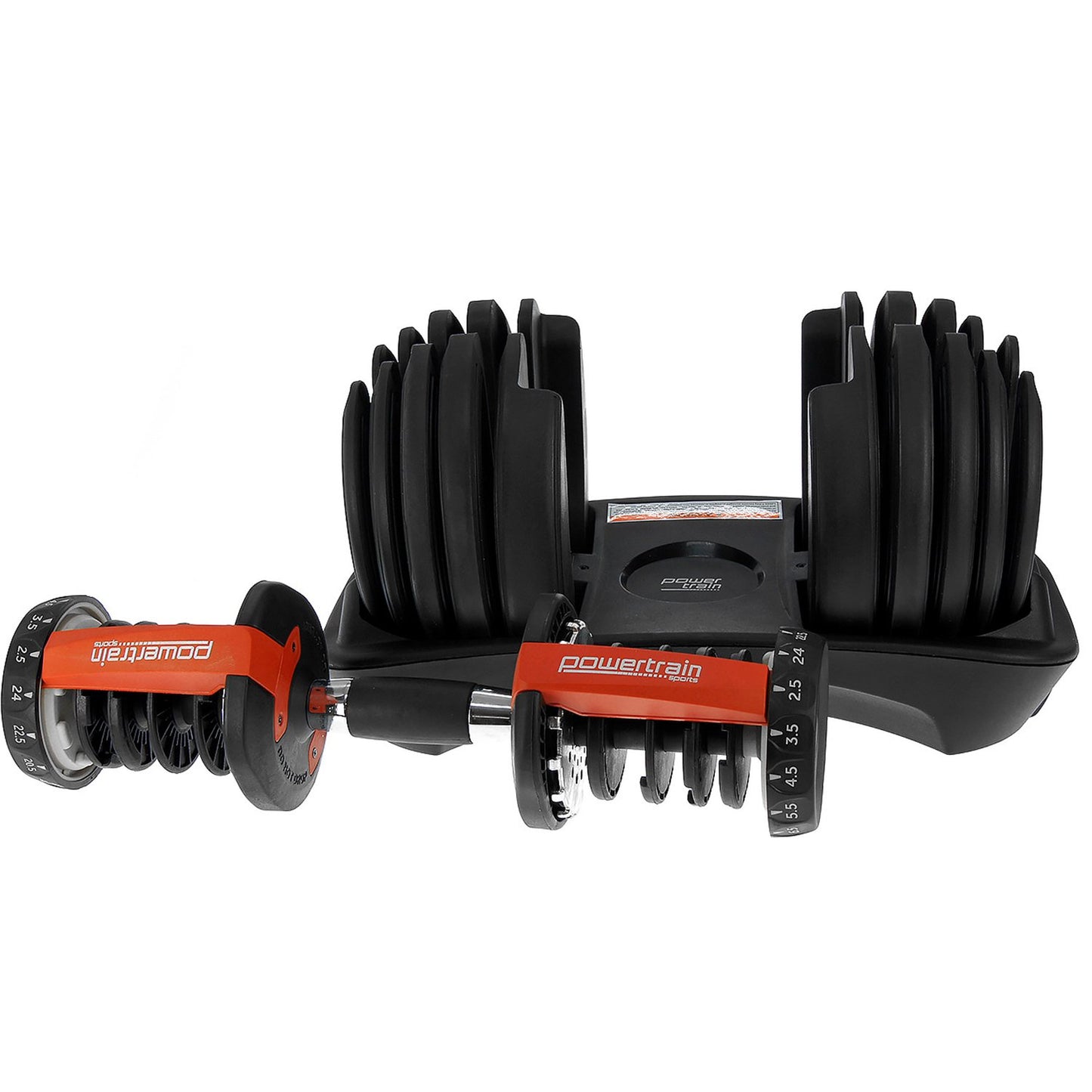 Powertrain 24kg Adjustable Dumbbell
