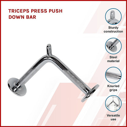 Tricep Press Push Down Bar