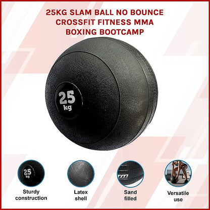 25kg Slam Ball No Bounce Crossfit MMA