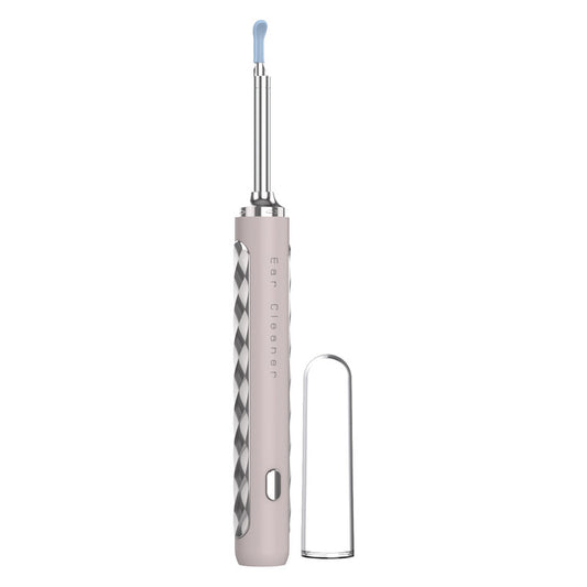 Pink Smart Visual Ear Picker with HD WiFi Endoscope - Intelligent Ear Cleaning Tool with Real-Time Viewing